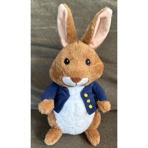 Kohl's Cares‎ Peter Rabbit Bunny In Blue Jacket Plush Stuffed Animal Toy 11" EUC